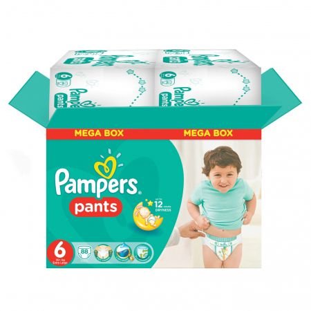 Scutece pampers active baby 4 maxi xxl box 174 buc