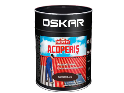 Vopsea Oskar direct pe Acoperis - 0,75l - 10l